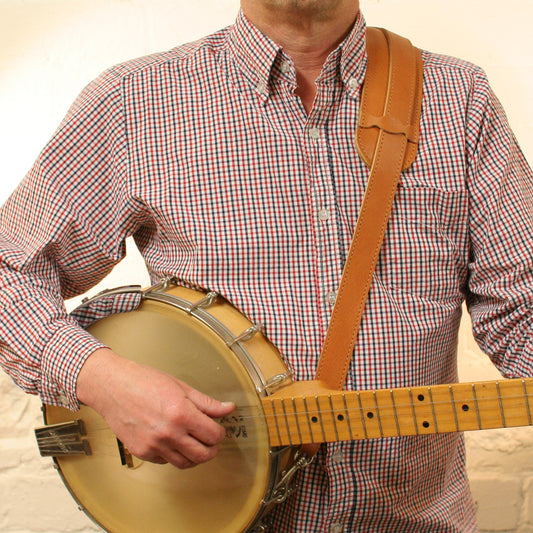 BLS49 Leather Banjo Strap