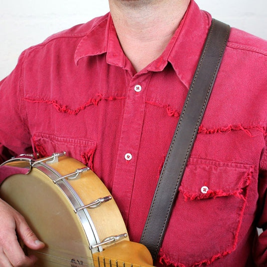 BLS52 Leather Banjo Strap