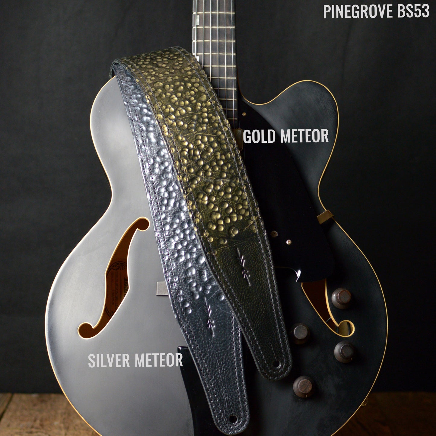 BS53M 3" Wide Gold Meteor & Silver Meteor Straps