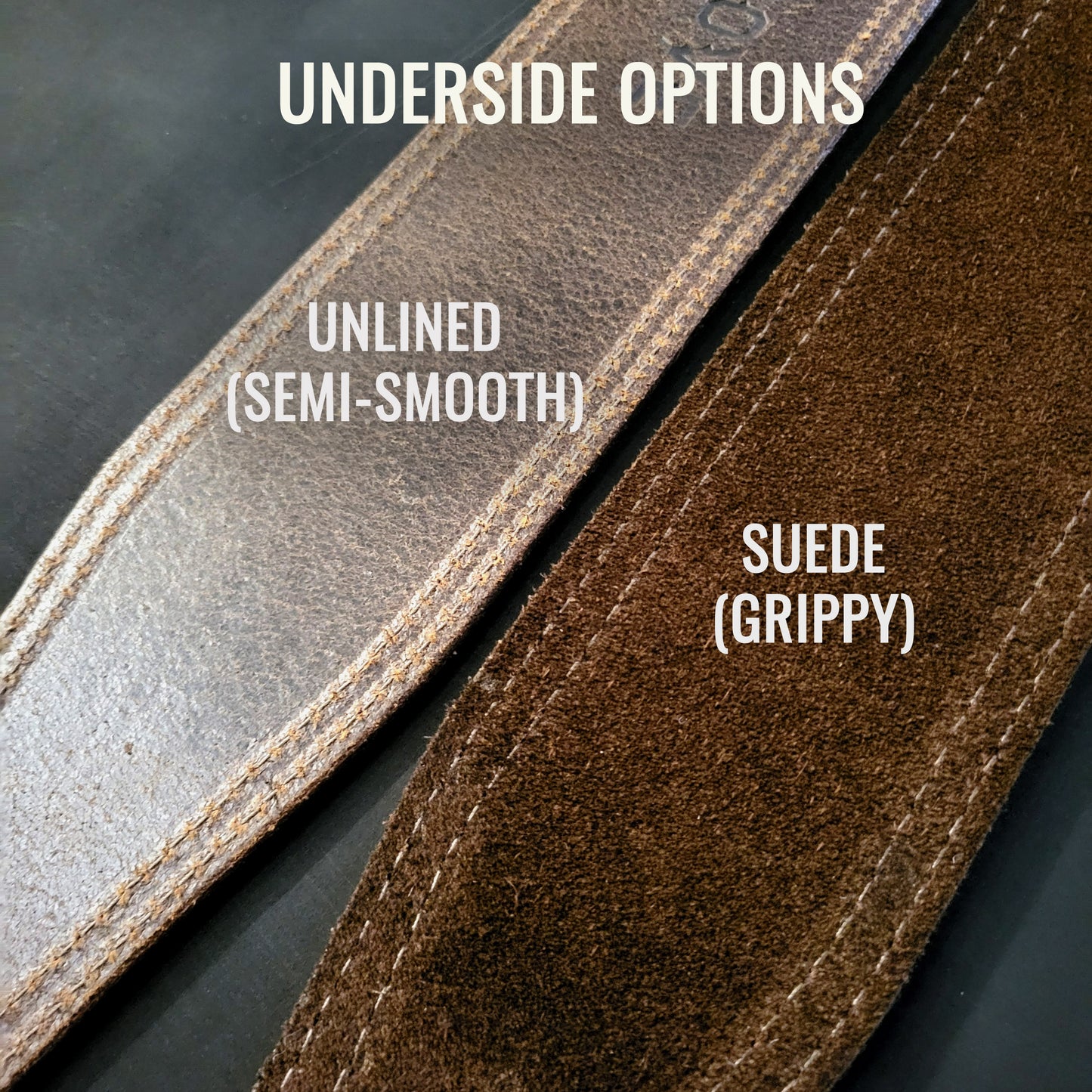 GS51 Solid Leather Guitar Strap