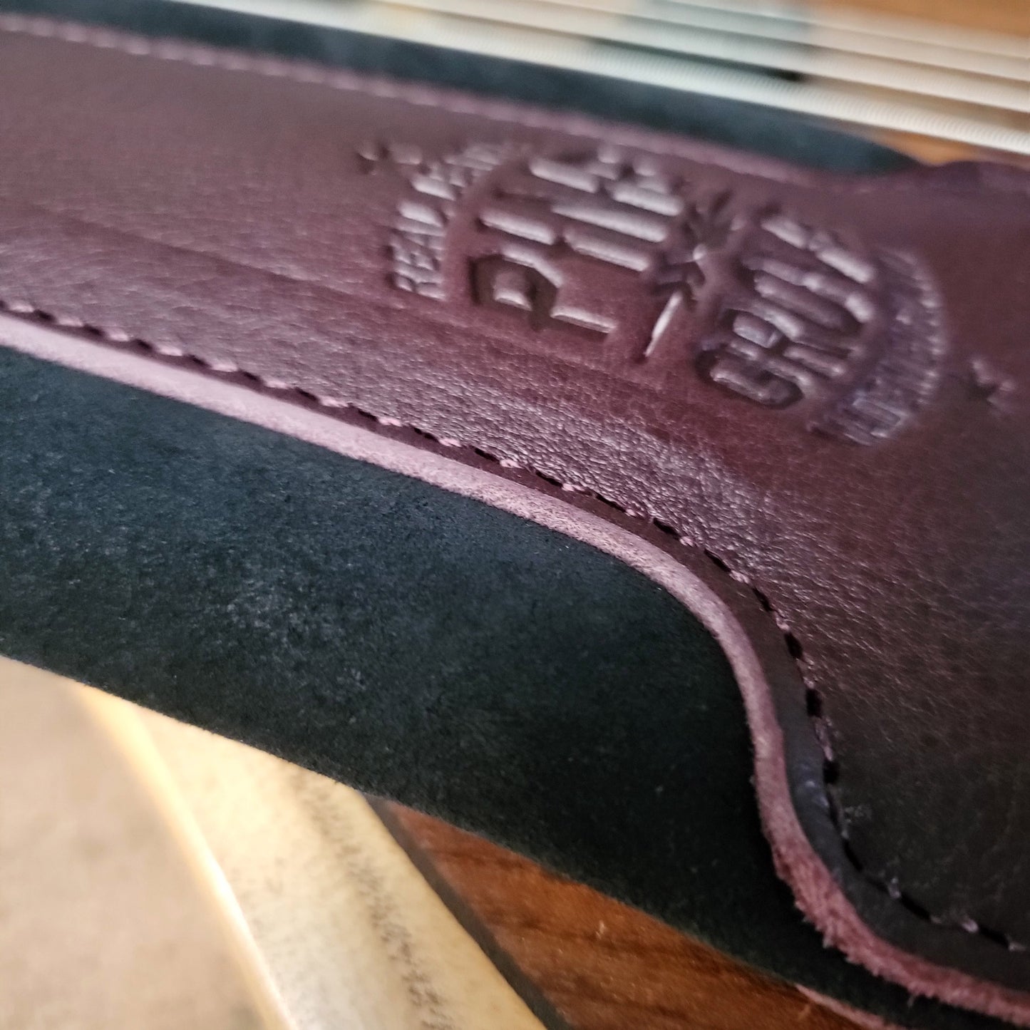 BS66 Deluxe Bass Guitar Strap - Natural Leather