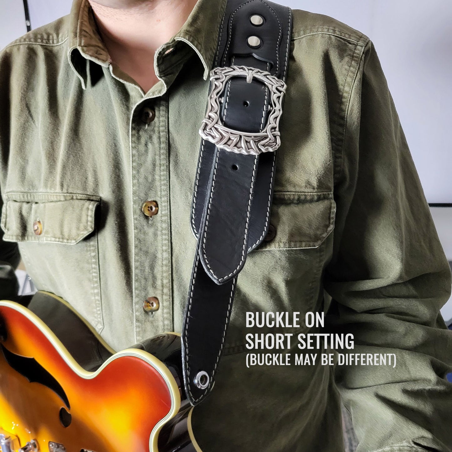 BS79 Guitar Strap With Celtic Buckle