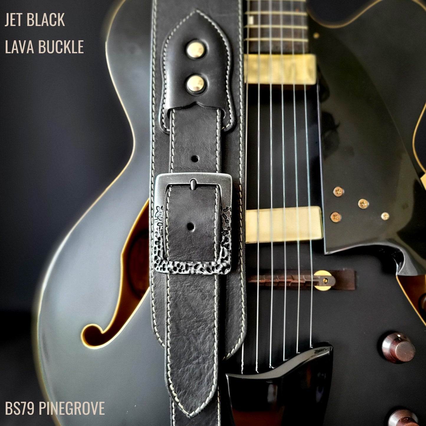 BS79 Guitar Strap With Lava Buckle