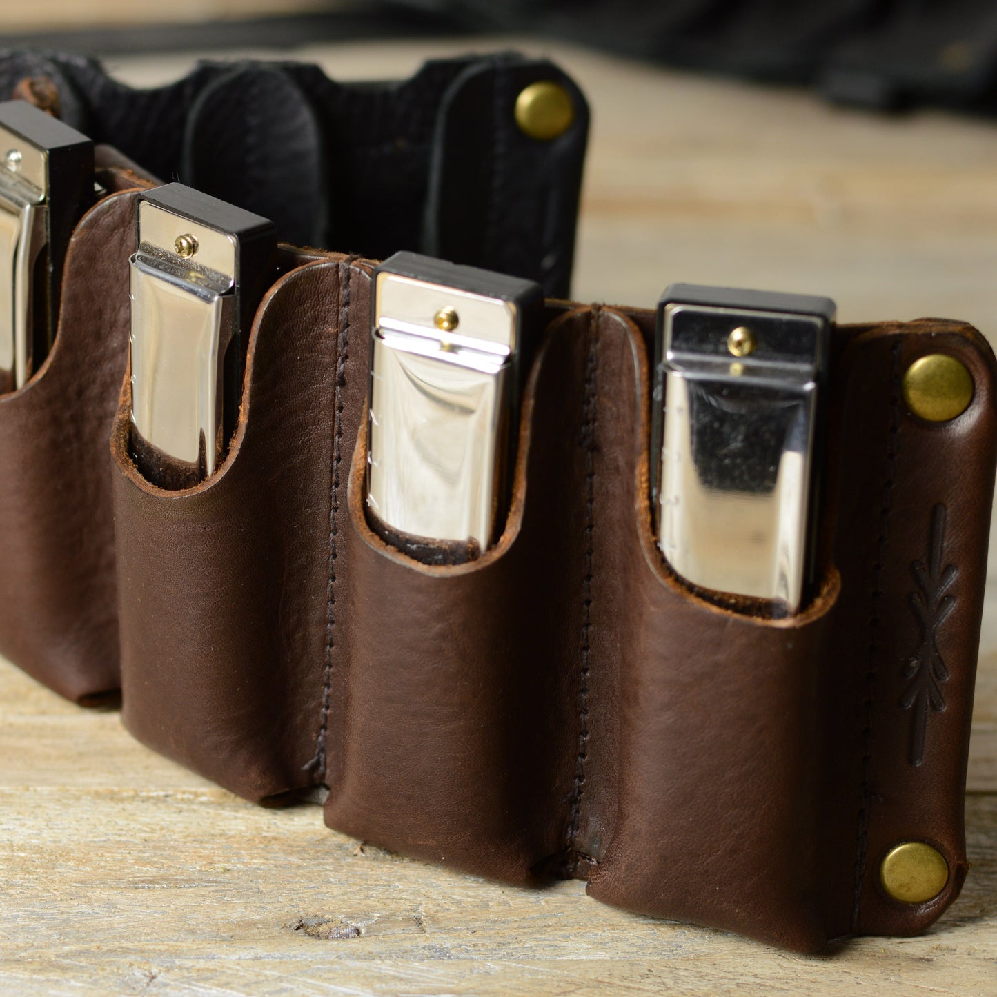 Leather Harmonica Holster