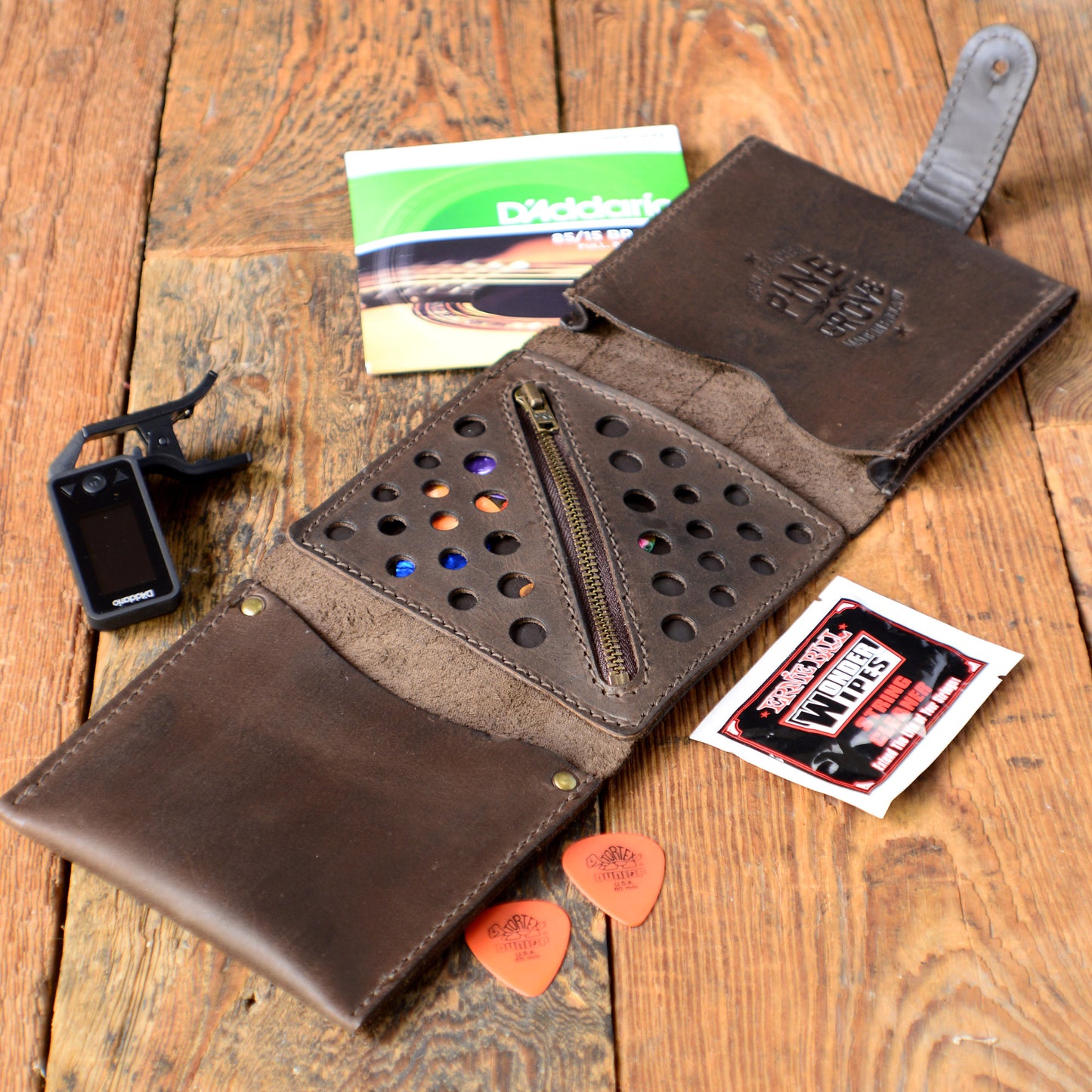Leather Guitar Gear Wallet