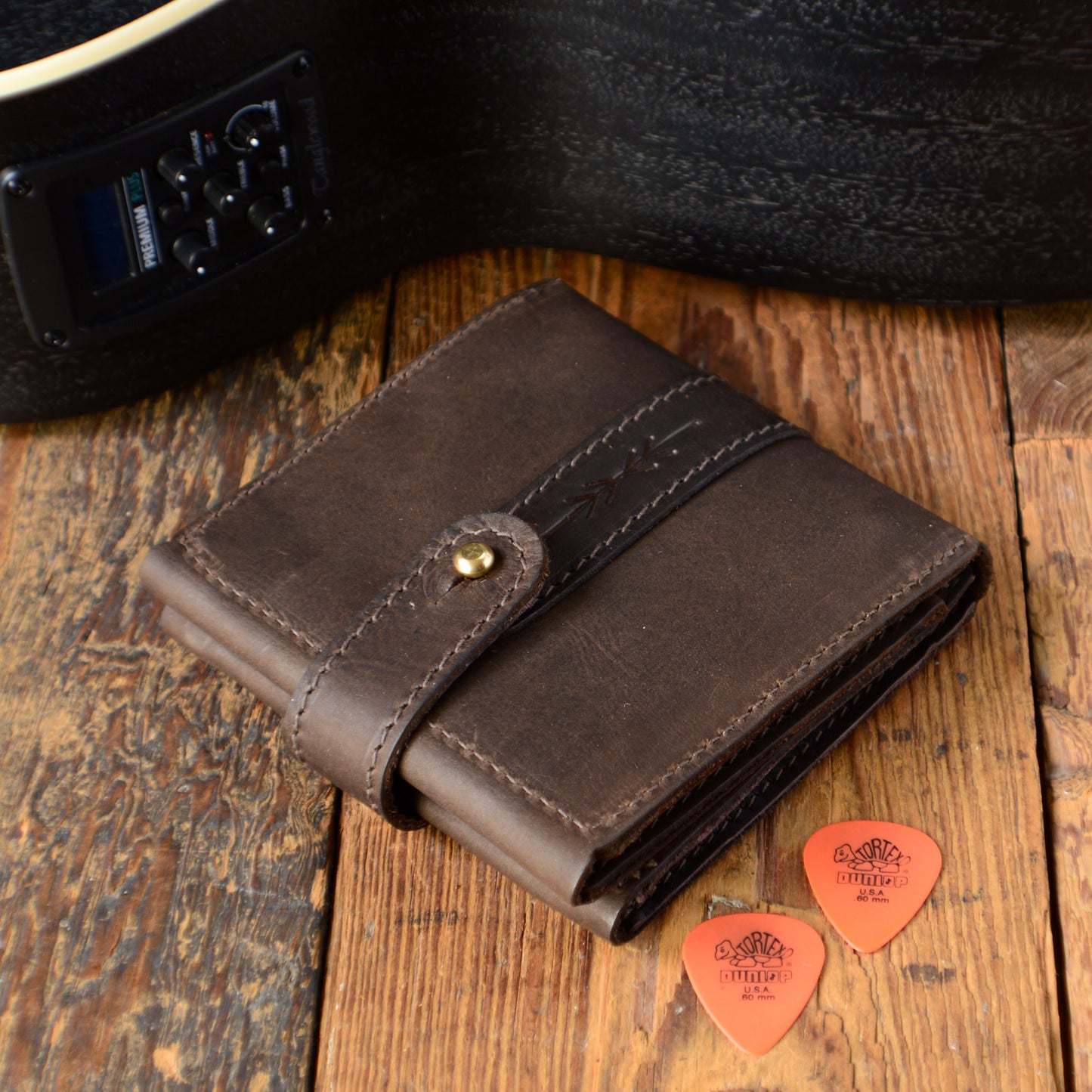 Leather Guitar Gear Wallet