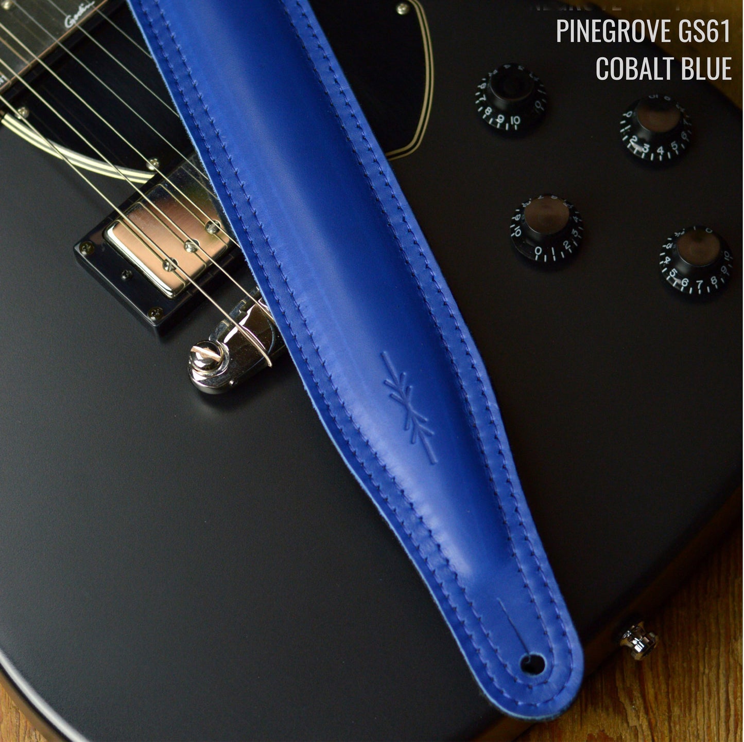 GS61 Padded Guitar Strap - Smooth Leather