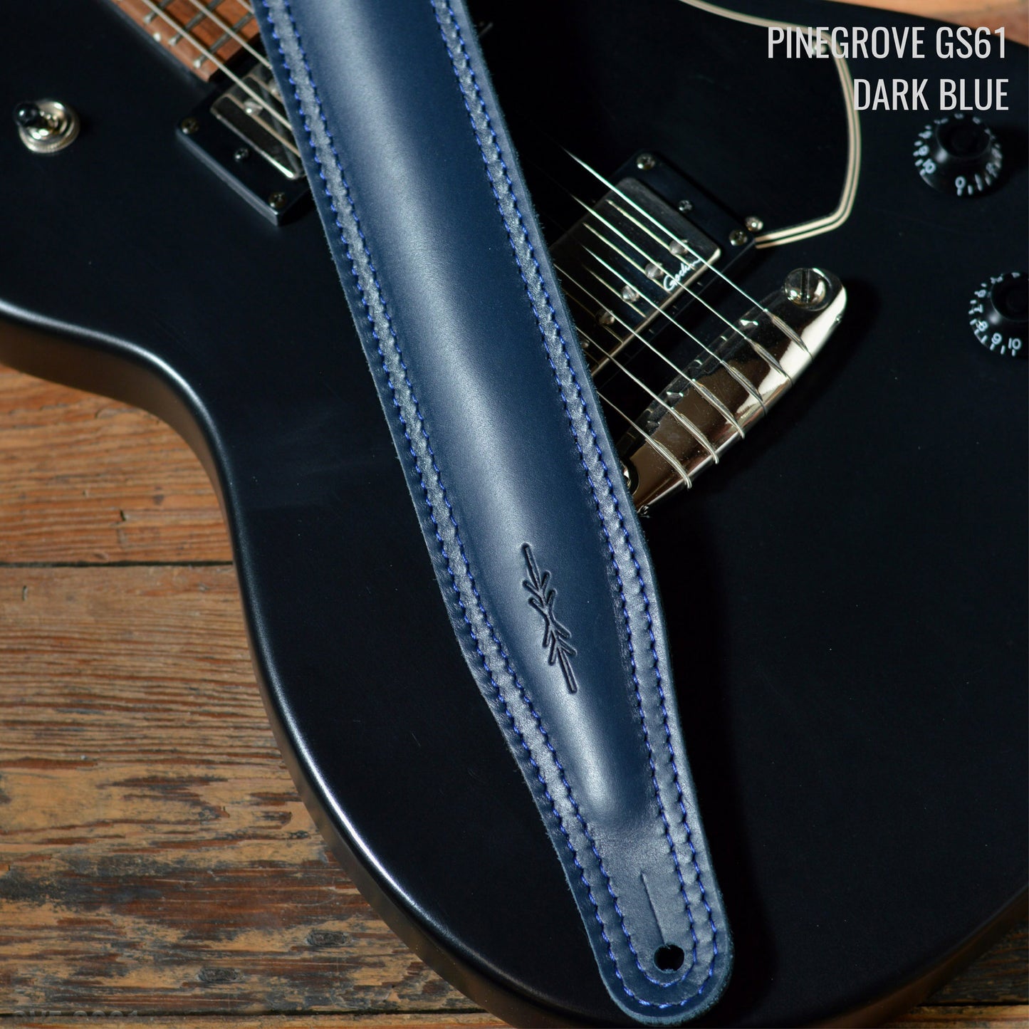 GS61 Padded Guitar Strap - Smooth Leather