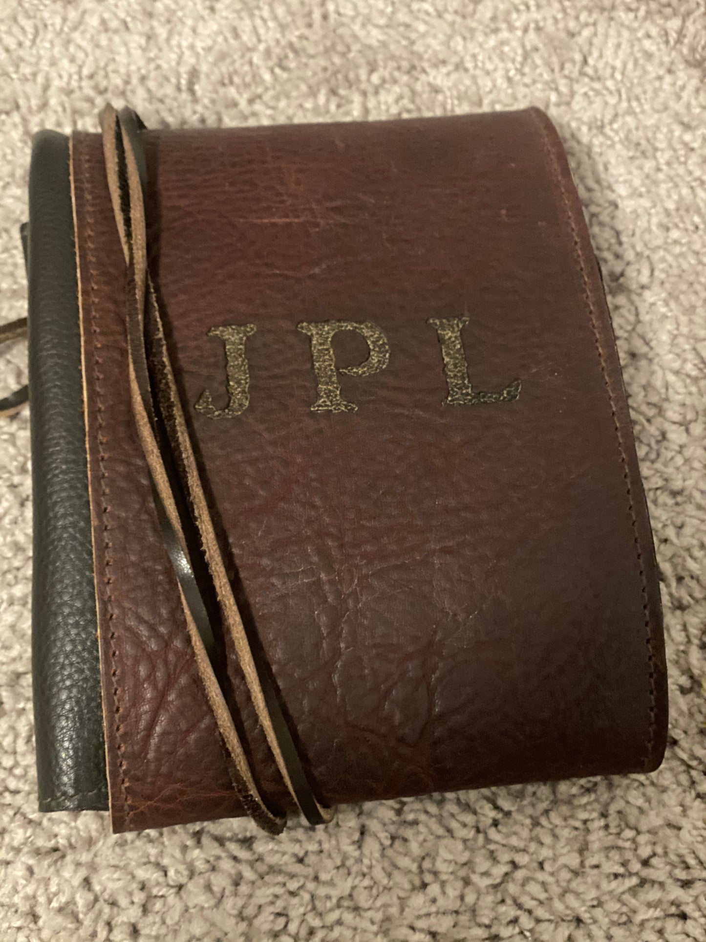 Straight-8 Leather Harmonica Case