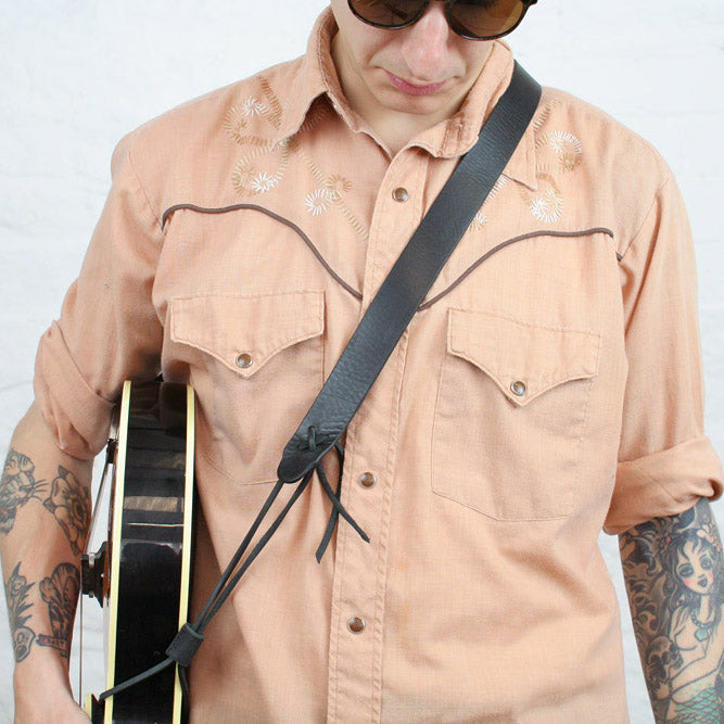 MS50 Leather Mandolin Strap