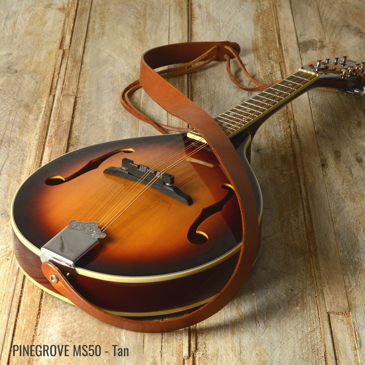 MS50 Leather Mandolin Strap