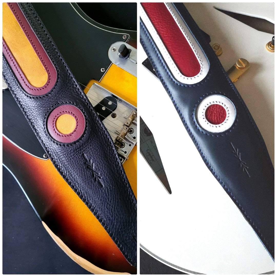 GS58T Triple Colour Guitar Strap