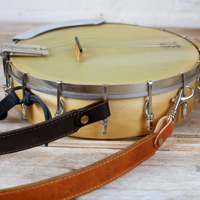 BLS49 Leather Banjo Strap