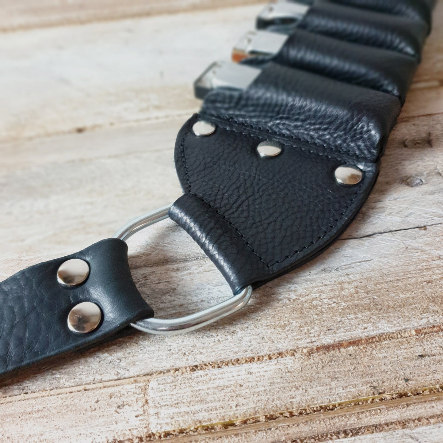 Leather Harmonica Bandolier