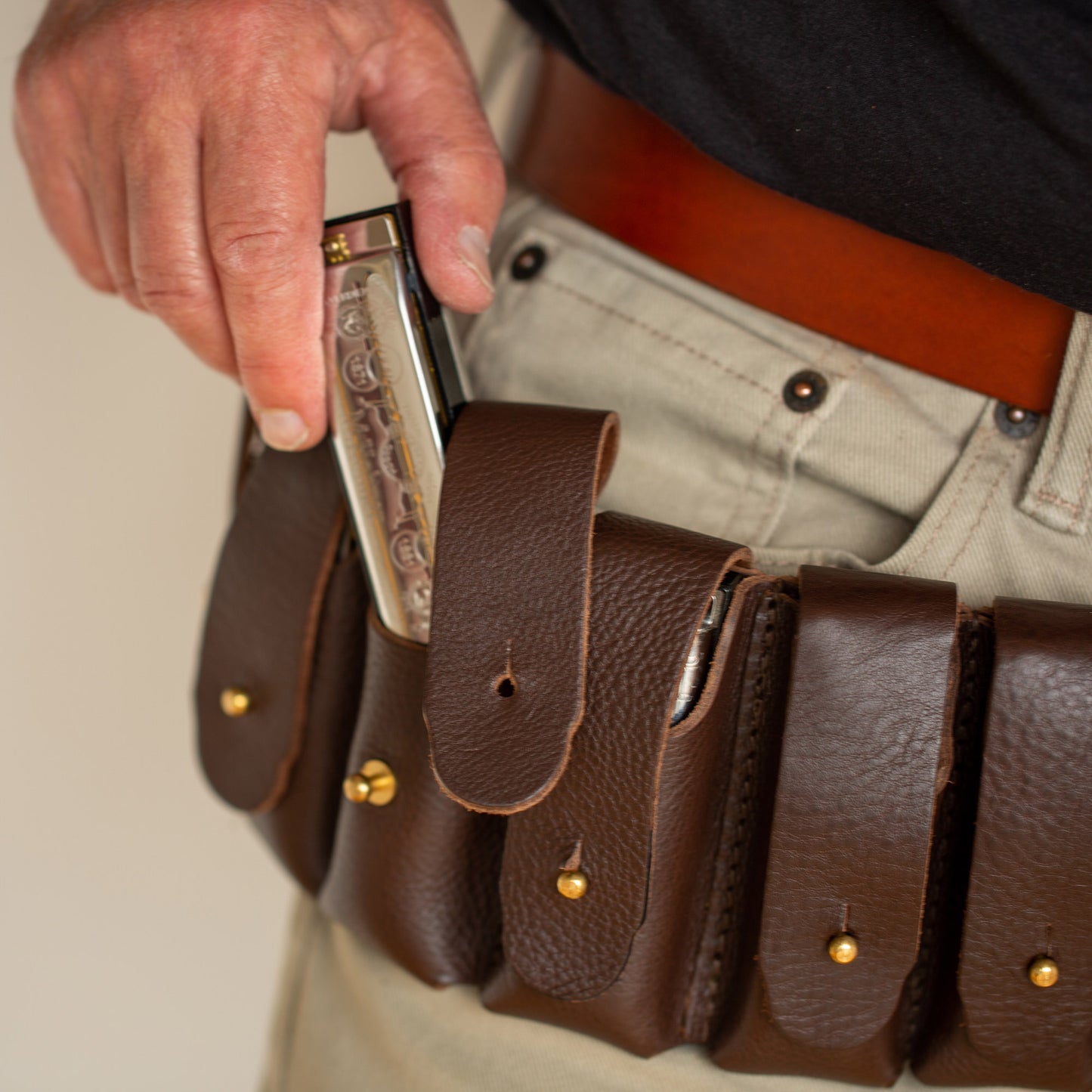 Deluxe Harmonica Belt