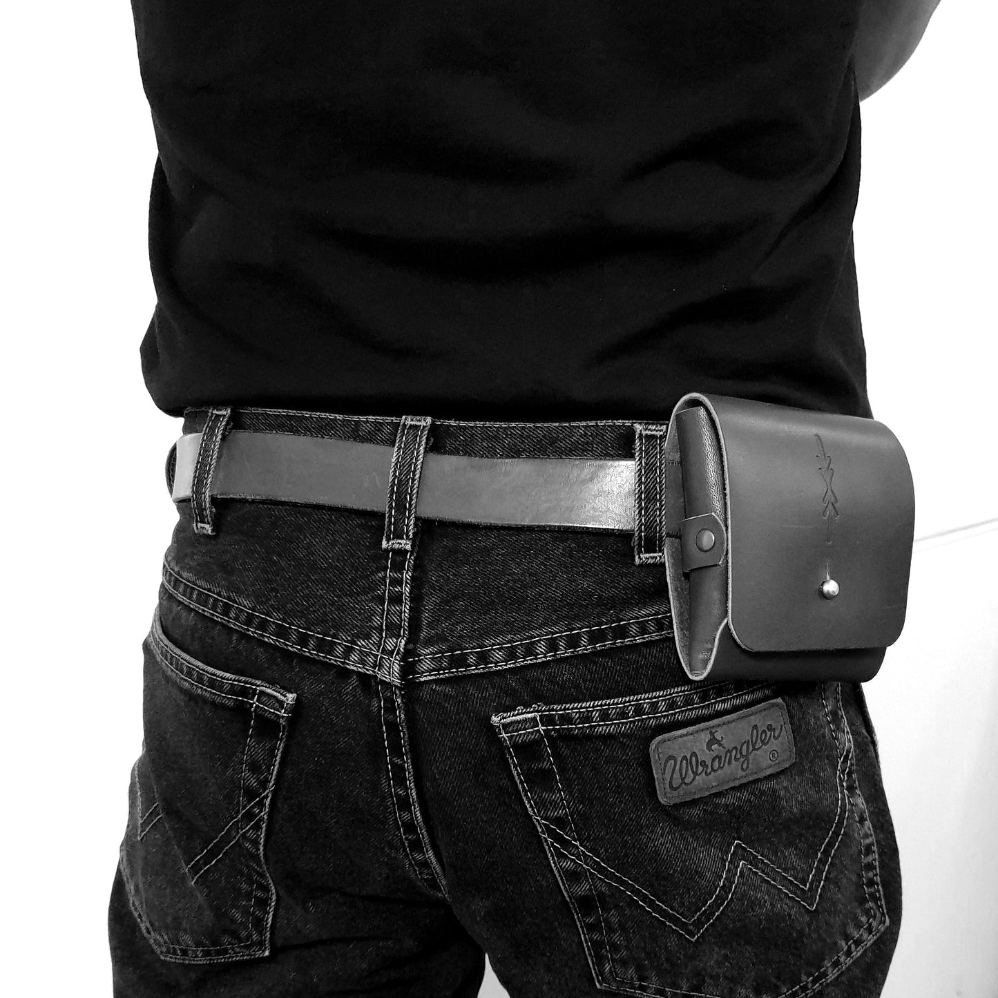Double Harmonica Belt Pouch