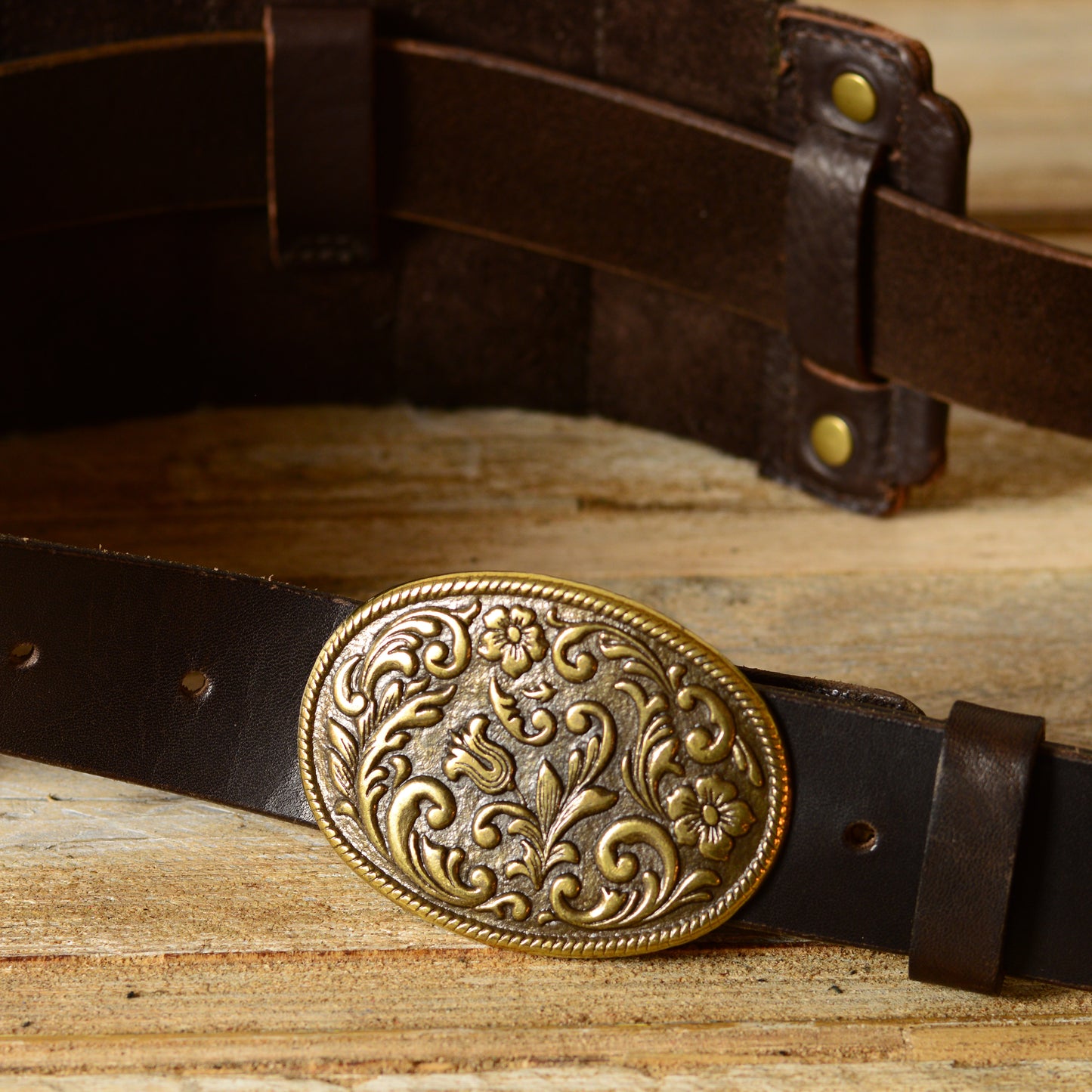 Leather Harmonica Belt